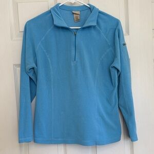L.L. Bean Women's Light Blue 1/4 Zip